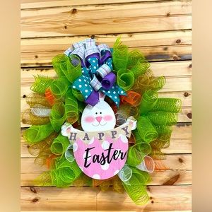 Medium multi colored Easter Wreath